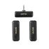 BOYA BY-WM3T2-M2 Mini 2.4GHz Dual-Channel Wireless Microphone for 3.5mm Jack Device